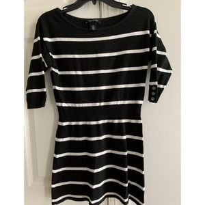 White House Black Market striped, tunic sweater